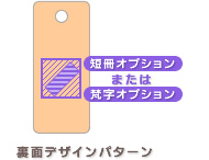 木札の裏面デザインパターン
